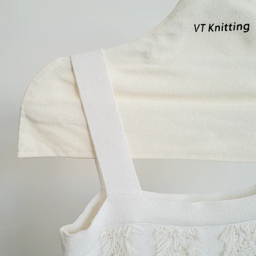Cropped Knit Sweater Vest