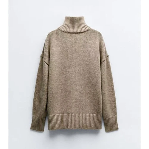 Boxy Camel Turtleneck Cashmere Feel factory Boxy Camel Turtleneck Cashmere Feel factory