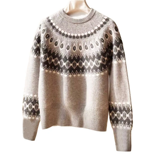Designerski sweter Fair Isle