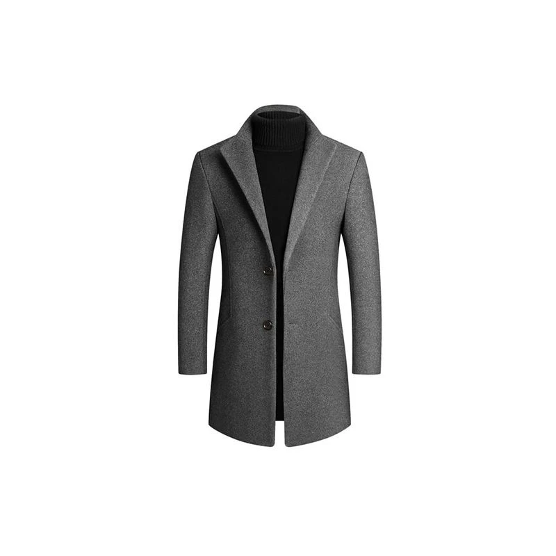 Wełniana kurtka męska slim fit